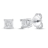 Thumbnail Image 0 of Diamond Solitaire Earrings 1/3 ct tw Princess-Cut 14K White Gold (J/I3)