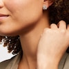 Thumbnail Image 3 of Diamond Stud Earrings 1 ct tw Princess & Round-cut 10K White Gold (J/I3)