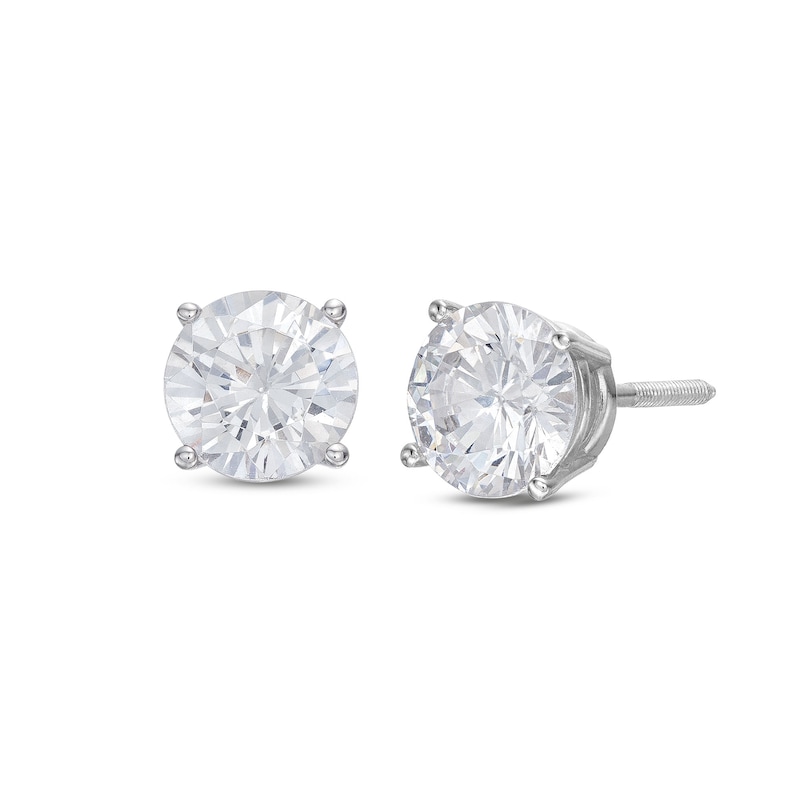 Diamond Earrings 1-1/2 ct tw Round-cut 14K White Gold (J/I2)