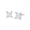 Thumbnail Image 1 of Diamond Solitaire Stud Earrings 1/2 ct tw Princess-cut 14K White Gold (J/I1)
