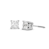 Thumbnail Image 1 of Diamond Solitaire Stud Earrings 1 ct tw Princess-cut 14K White Gold (J/I1)
