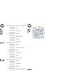 Thumbnail Image 3 of KAY Lab-Grown Diamonds Solitaire Stud Earrings 3 ct tw 14K White Gold (F/VS2)