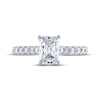 Thumbnail Image 3 of THE LEO Legacy Lab-Grown Diamond Emerald-Cut Engagement Ring 1-7/8 ct tw 14K White Gold