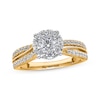 Thumbnail Image 1 of Adore Multi-Diamond Center Engagement Ring 1 ct tw 14K Yellow Gold