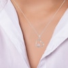 Thumbnail Image 3 of Pink Cultured Pearl Heart Necklace & Earrings Gift Set Sterling Silver