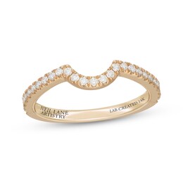 Neil Lane Artistry Lab-Grown Diamond Contour Wedding Band 1/4 ct tw 14K Yellow Gold