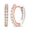 Thumbnail Image 1 of Le Vian Diamond Reversible Hoop Earrings 1/2 ct tw 14K Two-Tone Gold