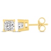Thumbnail Image 3 of Princess-Cut Diamond Solitaire Stud Earrings 1/2 ct tw 14K Yellow Gold (J/I2)