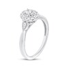 Thumbnail Image 2 of Adore Round-Cut Diamond Halo Engagement Ring 1/4 ct tw 10K White Gold