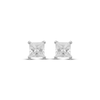 Thumbnail Image 2 of KAY Lab-Grown Diamonds Princess-Cut Solitaire Stud Earrings 1/3 ct tw 10K White Gold (I/SI2)