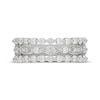 Thumbnail Image 3 of Neil Lane Three-Row Diamond Anniversary Ring 1 ct tw 14K White Gold