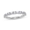 Thumbnail Image 1 of Adore Baguette & Round-Cut Diamond Stackable Anniversary Ring 1/2 ct tw 14K White Gold