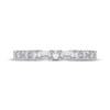 Thumbnail Image 3 of Adore Baguette & Round-Cut Diamond Stackable Anniversary Ring 1/2 ct tw 14K White Gold