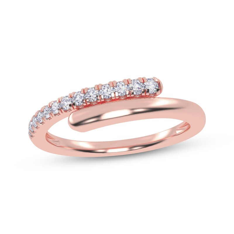 Main Image 1 of Diamond Wrap Ring 1/6 ct tw 14K Rose Gold