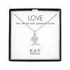 Thumbnail Image 1 of Love Symbol Necklace with Diamonds Sterling Silver 18"