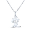 Thumbnail Image 2 of Love Symbol Necklace with Diamonds Sterling Silver 18"