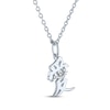 Thumbnail Image 3 of Love Symbol Necklace with Diamonds Sterling Silver 18"