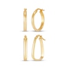 Thumbnail Image 1 of Hoop Earrings Gift Set 14K Yellow Gold