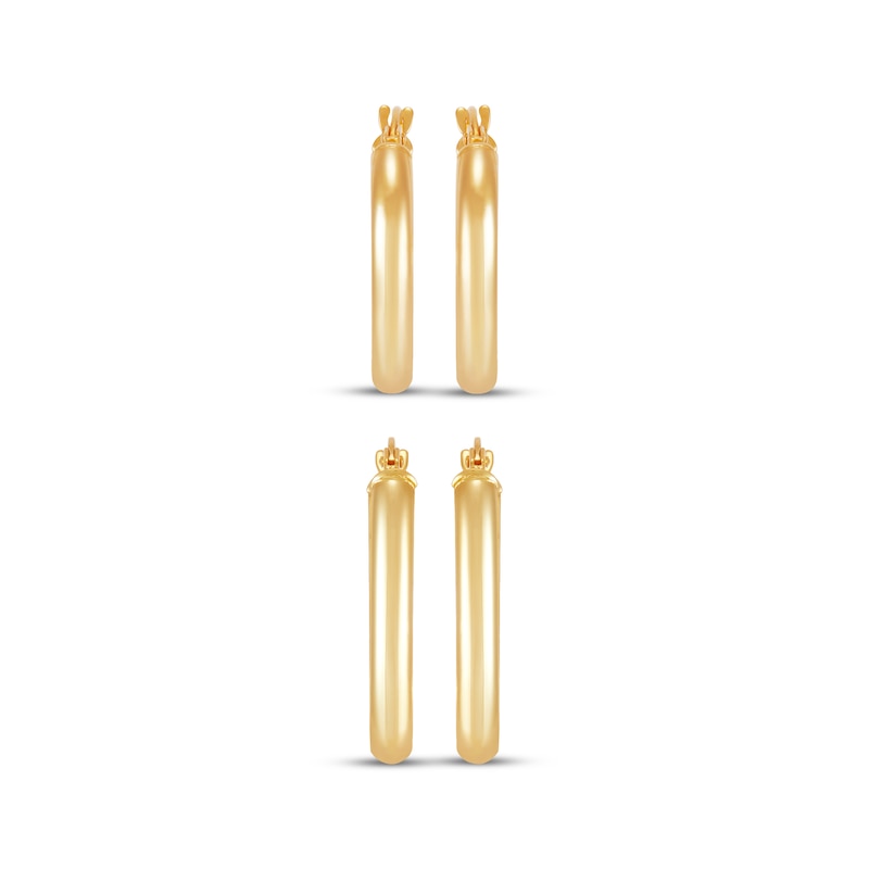 Main Image 2 of Hoop Earrings Gift Set 14K Yellow Gold