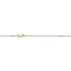 Thumbnail Image 4 of Pear-Shaped White Lab-Created Sapphire Drop Necklace 24K Yellow Gold Vermeil Sterling Silver 18"