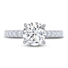 Thumbnail Image 3 of THE LEO Legacy Round-Cut Lab-Grown Diamond Engagement Ring 2-3/8 ct tw 14K White Gold