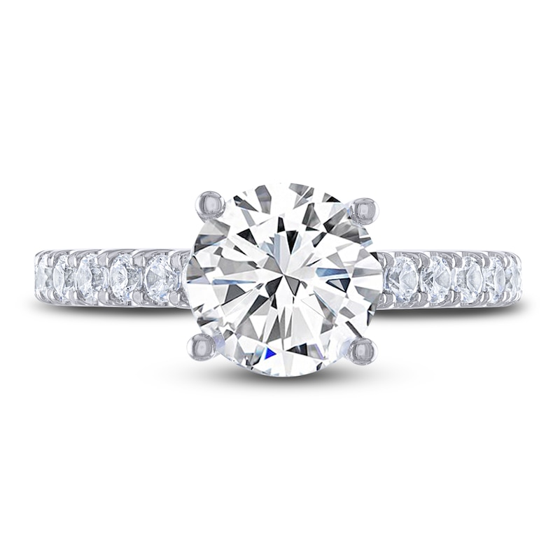 Main Image 3 of THE LEO Legacy Round-Cut Lab-Grown Diamond Engagement Ring 2-3/8 ct tw 14K White Gold