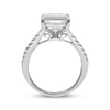 Thumbnail Image 2 of Lab-Grown Diamonds Emerald-Cut Engagement Ring 5-1/2 ct tw 14K White Gold