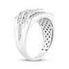 Thumbnail Image 2 of KAY Lab-Grown Diamonds Men's Multi-Row Ring 2 ct tw Sterling Silver