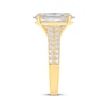 Thumbnail Image 2 of Lab-Grown Diamonds Oval-Cut Engagement Ring 4-1/2 ct tw 14K Yellow Gold