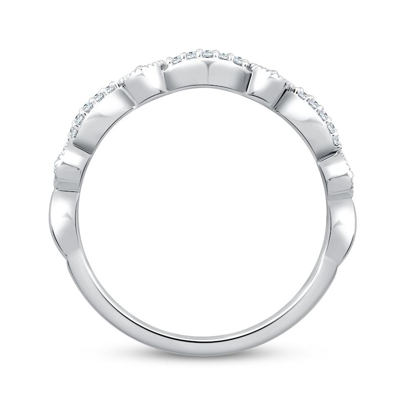 Main Image 2 of KAY Lab-Grown Diamonds Milgrain Fashion Ring 1/4 ct tw Sterling Silver