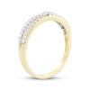 Thumbnail Image 2 of Diamond Chevron Split Stackable Fashion Ring 1/5 ct tw 10K Two-Tone Gold