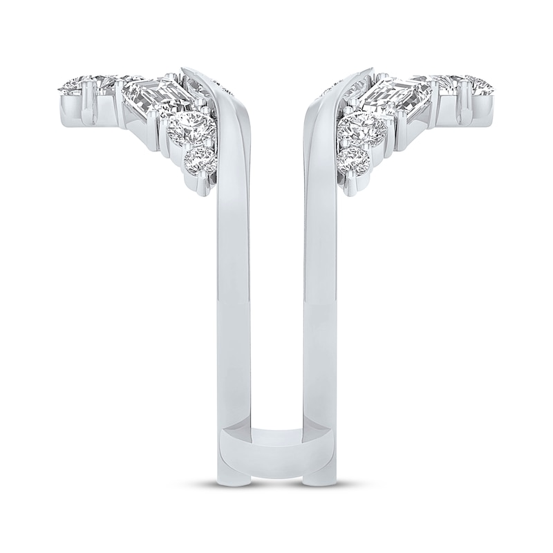 Main Image 3 of Adore Lab-Grown Diamonds Pear, Round & Emerald-Cut Contour Enhancer Ring 2-1/4 ct tw 14K White Gold