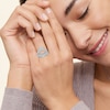 Thumbnail Image 6 of Adore Lab-Grown Diamonds Pear, Round & Emerald-Cut Contour Enhancer Ring 2-1/4 ct tw 14K White Gold