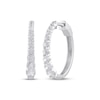 Thumbnail Image 1 of KAY Lab-Grown Diamonds Graduated Hoop Earrings 1 ct tw Sterling Silver