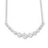 Thumbnail Image 1 of THE LEO Diamond Necklace 1 ct tw Round-cut 14K White Gold 19"
