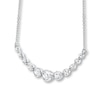 Thumbnail Image 3 of THE LEO Diamond Necklace 1 ct tw Round-cut 14K White Gold 19"