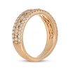 Thumbnail Image 1 of Neil Lane Premiere Diamond Marquise & Round-Cut Three-Row Anniversary Band 7/8 ct tw 14K Yellow Gold