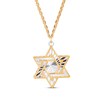 Thumbnail Image 1 of Star of David Necklace 14K Yellow Gold 18"