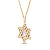 Thumbnail Image 2 of Star of David Necklace 14K Yellow Gold 18"