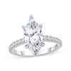 Thumbnail Image 0 of Lab-Created Diamonds by KAY Marquise-Cut Engagement Ring 3-1/2 ct tw 14K White Gold