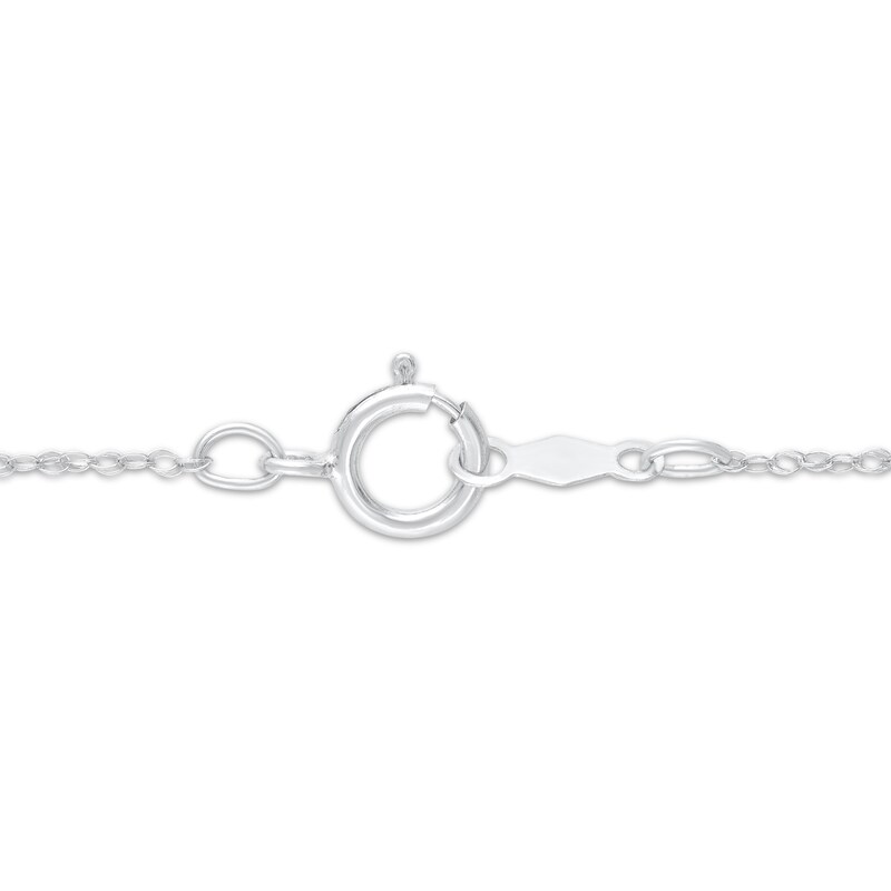 Main Image 2 of Diamond Cross Necklace 1/6 ct tw 10K Two-Tone Gold 18"