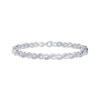 Thumbnail Image 1 of Diamond Infinity Link Bracelet 1/20 ct tw Sterling Silver 7.25"