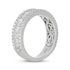 Thumbnail Image 2 of Neil Lane Artistry Baguette & Round-Cut Lab-Grown Diamond Anniversary Ring 1-1/2 ct tw 14K White Gold