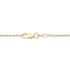 Thumbnail Image 3 of Diamond Double Heart Necklace 1/4 ct tw 10K Yellow Gold 18"