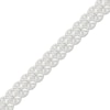 Thumbnail Image 2 of Diamond Circle Link Bracelet 1/6 ct tw Sterling Silver 7"