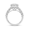 Thumbnail Image 2 of Adore Round-Cut Diamond Halo Bridal Set 2 ct tw 10K White Gold
