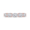 Thumbnail Image 3 of Adore Lab-Grown Diamonds Oval-Cut East-West Anniversary Ring 2 ct tw 14K Rose Gold