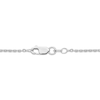 Thumbnail Image 3 of Diamond Double Heart Necklace 1/10 ct tw Sterling Silver 18"