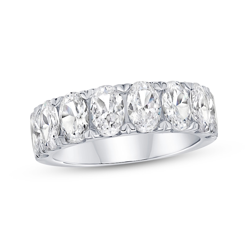 Main Image 1 of Adore Lab-Grown Diamonds Oval-Cut Anniversary Ring 3-5/8 ct tw 14K White Gold