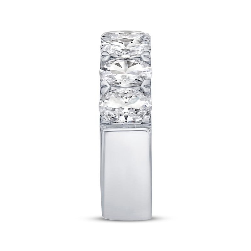Main Image 2 of Adore Lab-Grown Diamonds Oval-Cut Anniversary Ring 3-5/8 ct tw 14K White Gold